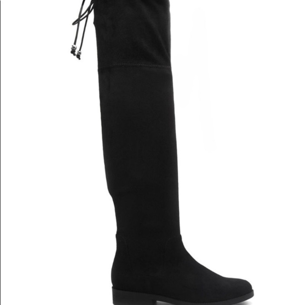 RAMPAGE Faux Suede Over the knee Boot